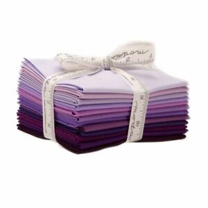 Moda Bella Solids Purple Fat Quarter Bundle