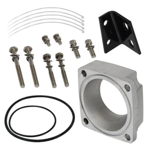 Front Intake Manifold Throttle Body Adaptor Plate For Nissan Skyline R33 RB25DET - Picture 1 of 9