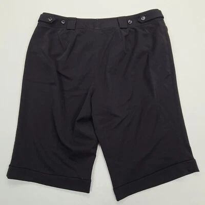 Шорты женские Lane Bryant 3 миниатюрные черные бермудские повседневные комфортные стильные дамские - Изображение 1 из 4