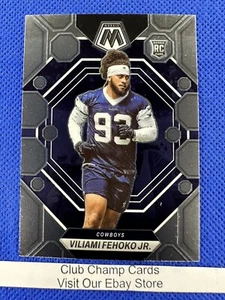 2023 #375 Viliami Fehoko Jr Panini Mosaic Football Silver Prizm RC Cowboys - Imagen 1 de 2