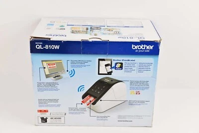 Brand New Brother QL-810WC Desktop Direct Thermal Printer - Image 1 of 2
