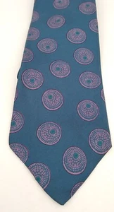 Corbata de seda vintage Surrey estilo geométrico clásico 3,5"" x 60"" EE. UU. - Imagen 1 de 5