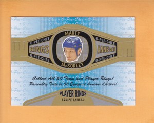 MARTY MCSORLEY #R-39 2013 14 O-PEE-CHEE RINGS EDMONTON OILERS NM-MT