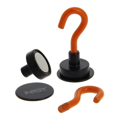 NGT Pack of Two Heavy Duty Magnetic Bivvy Hooks with Backing Plates - Great Item