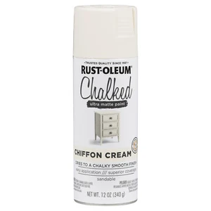 Rust-Oleum Chalked ULTRA MATE SPRAY PAINT | CHIFFON CREAM | Easy application HQ - Picture 1 of 4