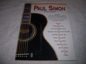 Paul Simon - Transcribed by Paul Simon pb songbook - Picture 1 of 4