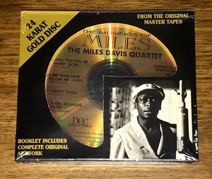 MILES DAVIS QUARTET Musings of Miles DCC 24-KARAT GOLD CD STILL FACTORY SEALED - Imagen 1 de 4
