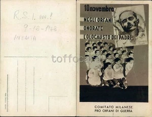 PRIGIONIERI ITALIANI LAGER SANDBOSTEL GERMANIA 1943-PRO ORFANI MILANO-C51-79 - Bild 1 von 1
