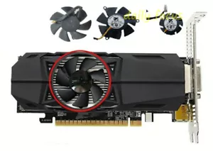 Für Original Gigabyte GeForce GTX1050/1050Ti FS1250-S2053A 0,19a 12V Kühllüfter - Bild 1 von 3
