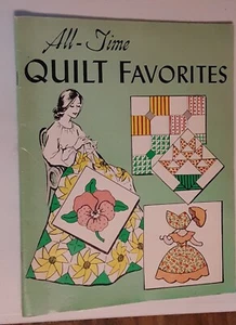 Vtg All-Time Favorite Quilt Patterns Sunbonnet Sue Flower Garden Book - Picture 1 of 2