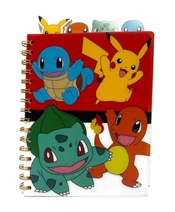 Pokemon Espiral 4 Tab Diario Pickachu Charmander Bulbasaur Squirtle SIN USAR NUEVO - Imagen 1 de 7