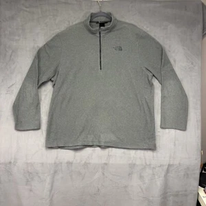 The North Face Jacke Herren grau Fleece 1/4 Zip Erwachsene Größe XL Pullover - Bild 1 von 20
