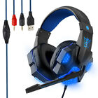 Gaming Headset W/ Mic XBOX One PS4 PS5 Nintendo PC Headphones Microphone Bass