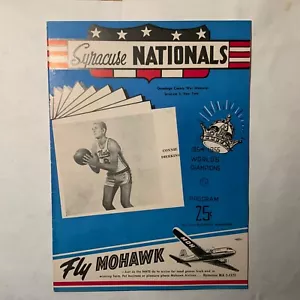 NBA Doubleheader 1/7/1959 Syracuse di Phil & NY di Boston-Greer rookie, Russell - Foto 1 di 5