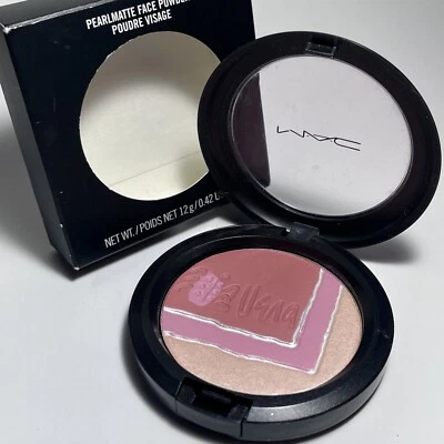 BNIB MAC *FLOWER FANTASY* Pearlmatte Face Powder Blush~Coral, Pink, Salmon Pearl - Image 1 of 4