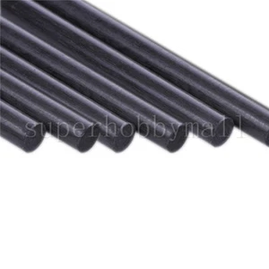 5Pcs Best Carbon Fiber Rod  4.5 mm x 500mm Length For RC Airplane model - Picture 1 of 5