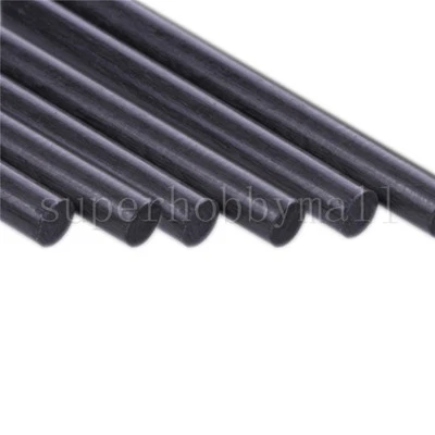 5Pcs Best Carbon Fiber Rod  4.5 mm x 500mm Length For RC Airplane model - Image 1 of 4