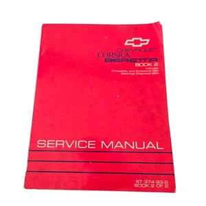 1993 Chevrolet Corsica Beretta Service Manual Book 2 OEM Shop Book - Picture 1 of 9