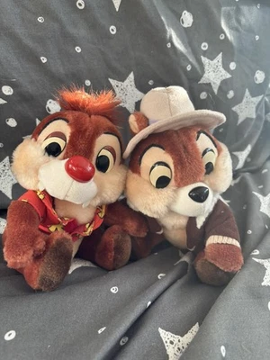 VTG Chip N Dale Rescue Rangers Plushies Disneyland Walt Disney World 6” - Image 1 of 4
