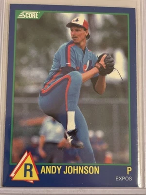1989 Score 100 Hottest Rookies Randy Johnson #63 RC HOF - Imagem 1 de 2