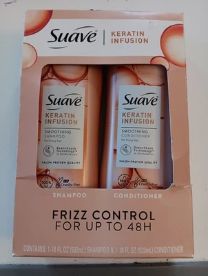 Juego de champú y acondicionador para infusión de aceite marroquí Suave Professionals, brillo 24 horas Foto 1 de 2