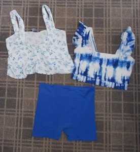 Quiz Ladies bundle Size 12-14 Shorts Jorts Leggings crop tops Mixed Items x3 - Picture 1 of 4
