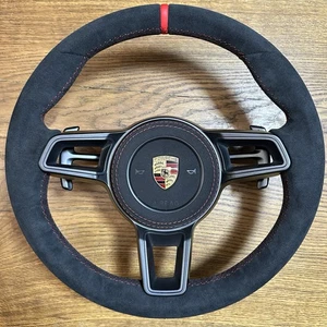 Porsche 991.2 911 997 718 Cayman/Boxster steering wheel alcantara leather PDK - Bild 1 von 10