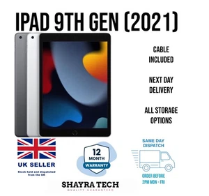APPLE IPAD 9TH GEN 2021 10.2" 32GB/128GB Wi-Fi/4G EXCELLENT CONDITION - Picture 1 of 53