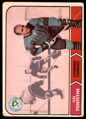 1968-69 O-Pee-Chee Val Fonteyne Pittsburgh Penguins #109 - Image 1 of 2