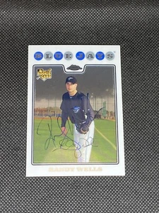 Randy Wells Toronto Blue Jays signiertes Autogramm 2008 Topps Chrome Karte #212 ~ Echtheitszertifikat - Bild 1 von 3