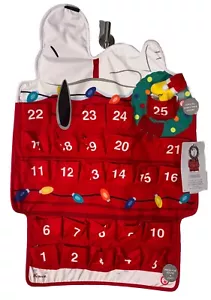 Hallmark Snoopy Doghouse Countdown Christmas Calendar PEANUTS Light & Sound - Picture 1 of 3