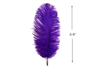 10 Piezas 6-8" Púrpura Avestruz Monótono Plumas Cuerpo Halloween Máscara Disfraz Carnaval - Imagen 1 de 11