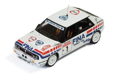 1/43 IXO RAC072 Lancia Delta Integrale 16V 1991 San Remo #1 Auriol & Occelli New - Image 1 of 4