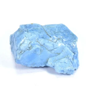 168.20 Ct 100% Natural Blue Opal Australian Specimen Facet Loose Rough Certified - Picture 1 of 5
