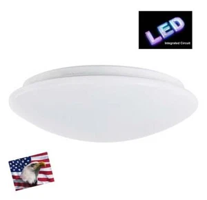 iLett 15W LED Flush Mount Fixture Ceiling Light 10.5 in 1200lm 6500K 85-265V - Picture 1 of 8