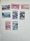 Stamps French Morocco Scott #B38-41, CB31-4 h