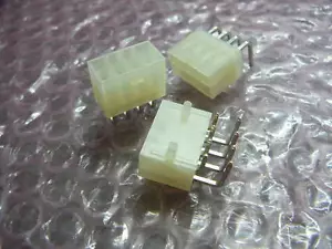 MOLEX 39-30-0080 Connector Header Shrouded 8-Pos R/A .165" (4.20mm) TIN Qty.3 - Picture 1 of 2