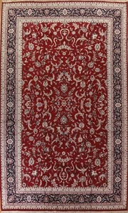 Floral Agra Oriental Palace Size Area Rug Wool Handmade Traditional Carpet 12x18 - Picture 1 of 12