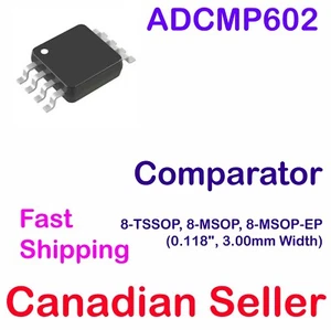 ADCMP602 Single-Supply TTL/CMOS Comparator Rail-to-Rail Very Fast 8-TSSOP AD - Foto 1 di 2