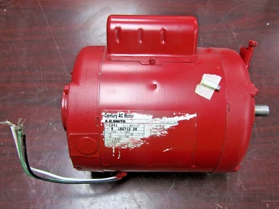 😏 A.O. SMITH ½ HP ELECTRIC MOTOR 115/230 VAC 1725 RPM Y56Y FRAME 1∅ C241 - Image 1 of 4