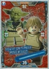 Lego Star Wars Série 2 Cartes à Échanger Numéro 59 Meister Et Élève Yoda & Luke