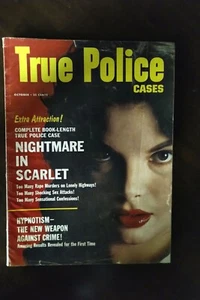 True Police Cases 1956 Magazine October Nightmare in Scarlet! - Picture 1 of 6