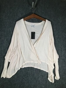 Cotton On Shirt Cover Top leicht Stretch Größe M Damen creme/cremeweiß süß - Bild 1 von 9