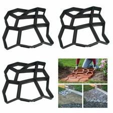 3x Forma per Lastricato DIY Casseforme Giardino Stencil Betonpflaster Gieß Forma