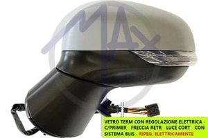 SPECCHIO SPECCHIETTO RETROVISORE ELETTRICO SINISTRO PER FORD PUMA 2019 IN POI - Foto 1 di 3