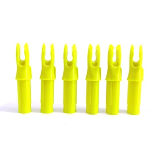 30pcs Archery Arrow Nocks Insert Tips Tails Plastic Nock ID6.2mm Arrow Shaft - Picture 1 of 26