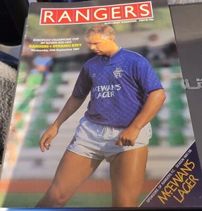 Rangers v Dynamo Kiev, European Champions' Cup, 1st Round, 2nd Leg 1987 - Picture 1 of 1