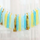 1 Set Paper Tassels DIY Tissue Bunting Birthday Wedding Garland Party Decor