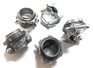 Halex 5-Pack 3/8" Clamp Connector ***BRAND NEW*** - Picture 1 of 3