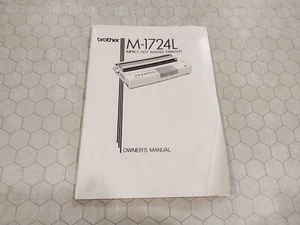 Brother M-1724L Impact Dot Matrix Printer Owner's Manual, 1987 - Picture 1 of 2
